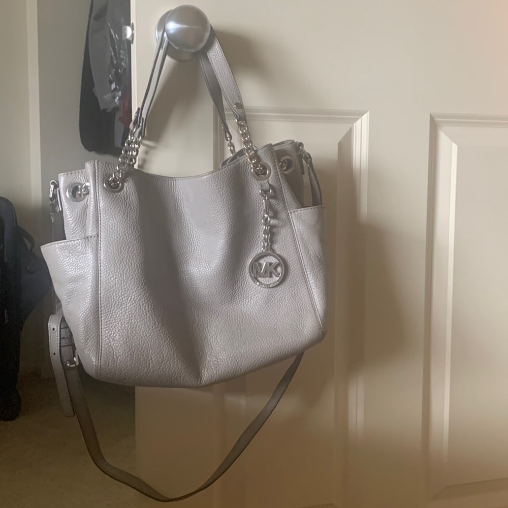 MK pebble leather purse